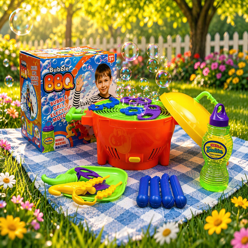 BBQ Bubble Maker – Ludique et interactif – Barbecue à bulles