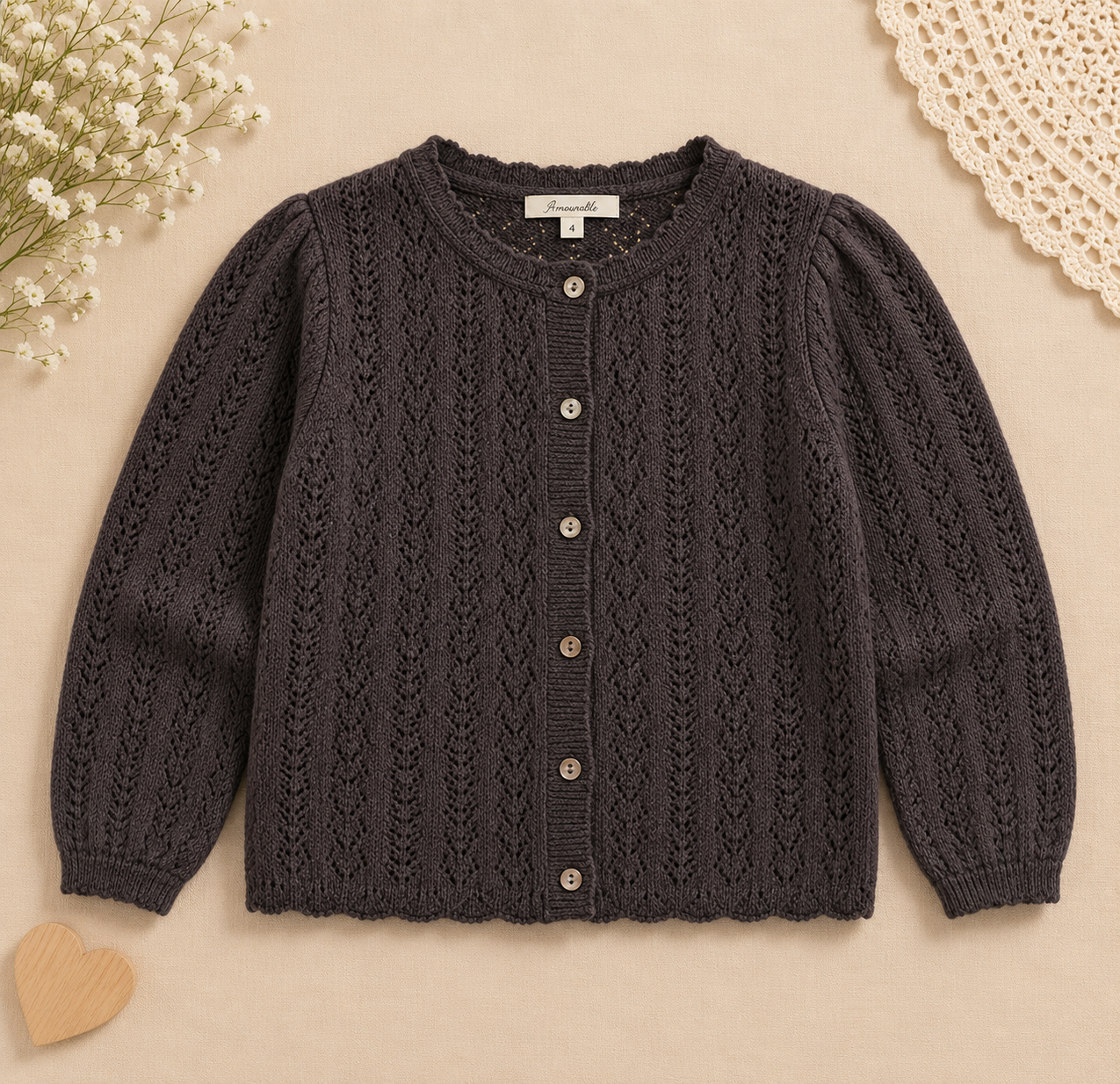 Girls Summer Fashion Top – Léger et confortable – Haut vintage pour fille