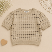 Thumbnail for Girls Summer Fashion Top – Léger et confortable – Haut vintage pour fille