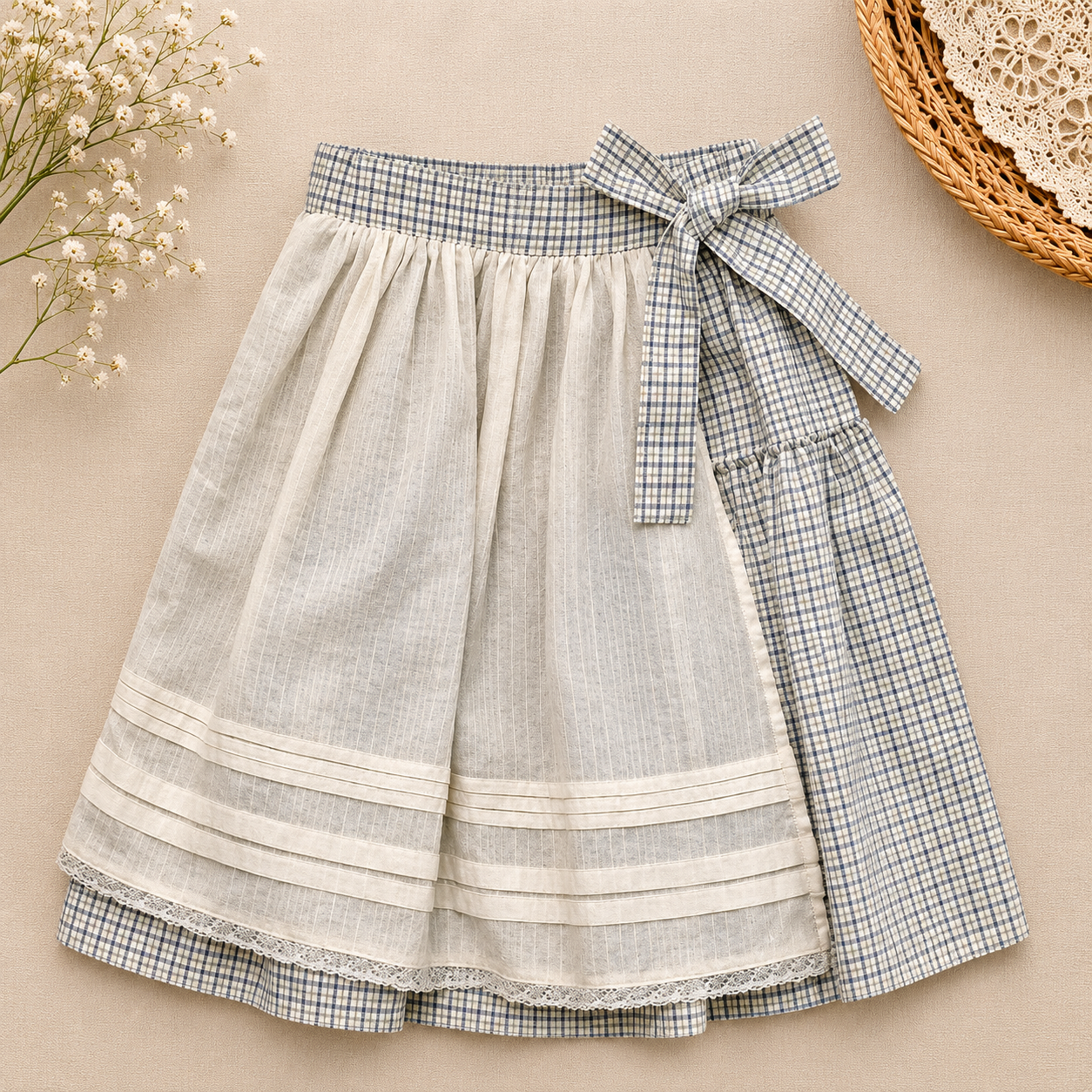 Chic Skirt & Wide Leg Pants – Élégance et confort – Vêtements pour enfants