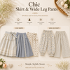 Chic Skirt & Wide Leg Pants – Élégance et confort – Vêtements pour enfants