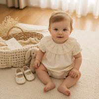 Thumbnail for Vintage Rompers – Intemporel et doux – Combinaison pour bébé