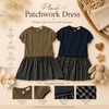 Plaid Patchwork Dress – Tendance et légère – Robe à carreaux