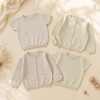 Knit Top & Cardigan – Zacht & comfortabel – Gebreid Shirt & Vest