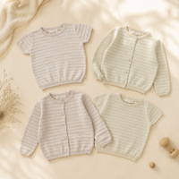 Thumbnail for Knit Top & Cardigan – Zacht & comfortabel – Gebreid Shirt & Vest