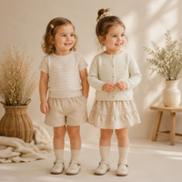 Thumbnail for Knit Top & Cardigan – Zacht & comfortabel – Gebreid Shirt & Vest
