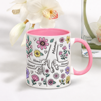 Thumbnail for Personalized Kids Name Mug – Un cadeau unique pour la fête des Mères  – Une tasse personnalisée