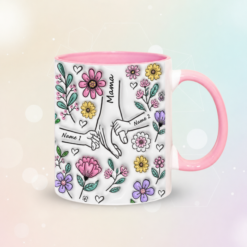 Personalized Kids Name Mug – Un cadeau unique pour la fête des Mères  – Une tasse personnalisée