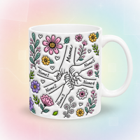 Thumbnail for Personalized Kids Name Mug – Un cadeau unique pour la fête des Mères  – Une tasse personnalisée