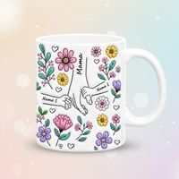 Thumbnail for Personalized Kids Name Mug – Un cadeau unique pour la fête des Mères  – Une tasse personnalisée