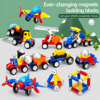 Thumbnail for Magnetic Cars – Jeu de construction magnétique - Ensemble de véhicules magnétiques