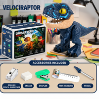 Thumbnail for Dinosaur Stationery Toy – Créatif et éducatif – Ensemble de bureau 5 en 1