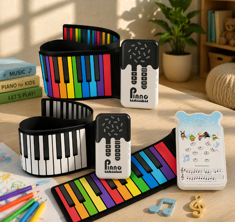 Roll-up Piano Keyboard – Créatif et éducatif – Piano pliable