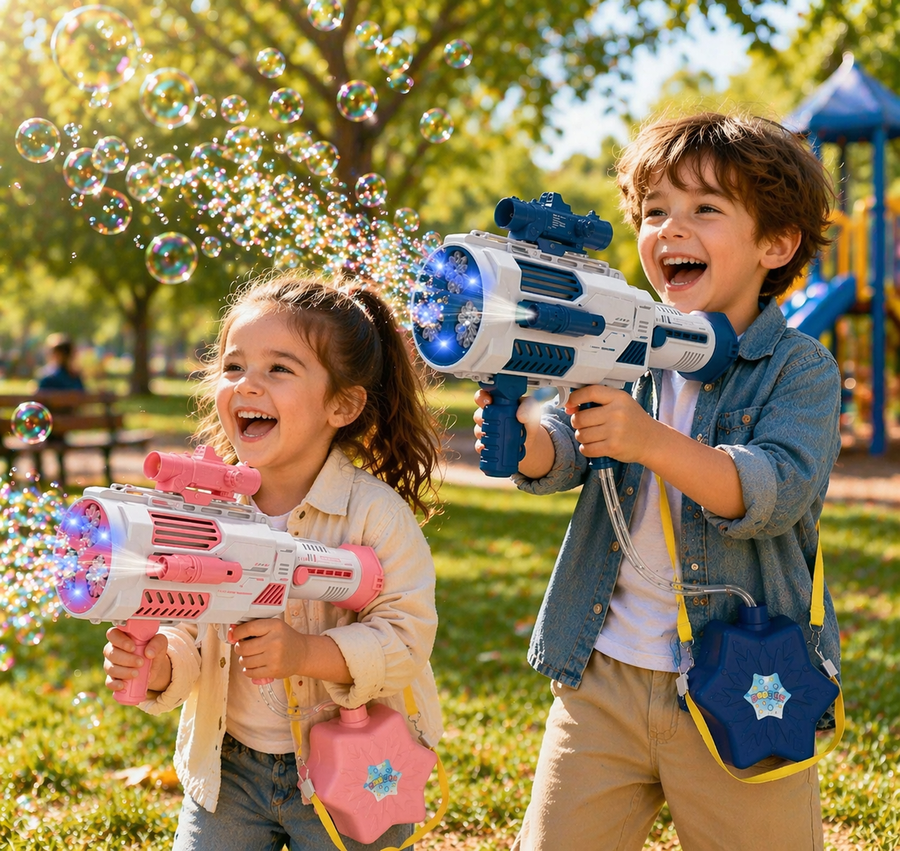 Light Up Bubble Gun – Jeux et musique – Pistolet à bulles