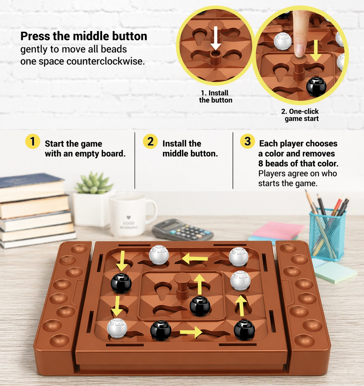 Touch Flip Chess – Réflexion et interaction – Jeu de société