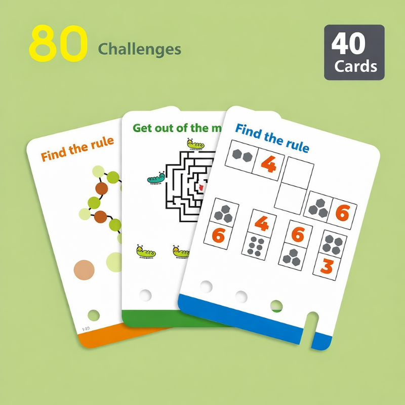 Montessori Shape Matching Game – Logique et concentration – Jeu de société de réflexion