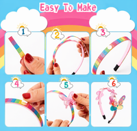 Thumbnail for DIY Headband Making Kit – Créatif et ludique – Ensemble d'accessoires pour bandeaux