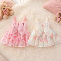 Thumbnail for Girls Butterfly Dress – Mignonne et légère – Robe pour enfant