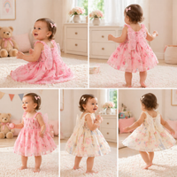 Thumbnail for Girls Butterfly Dress – Mignonne et légère – Robe pour enfant