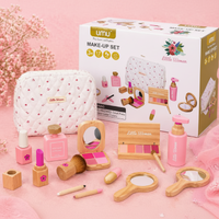 Thumbnail for Wooden Makeup Play Set – Créativité et jeux de rôle – Trousse de maquillage en bois