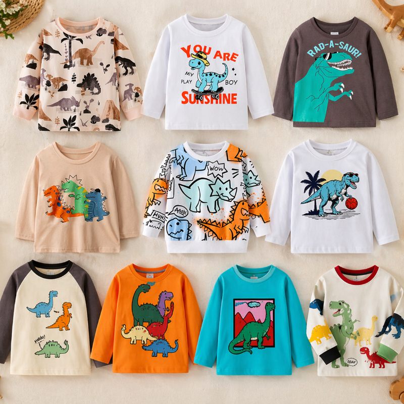 Kids Dinosaur Sweatshirt – Confort et style – Pull pour enfant Dino