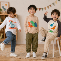 Thumbnail for Kids Dinosaur Sweatshirt – Confort et style – Pull pour enfant Dino