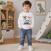 Thumbnail for Kids Dinosaur Sweatshirt – Confort et style – Pull pour enfant Dino