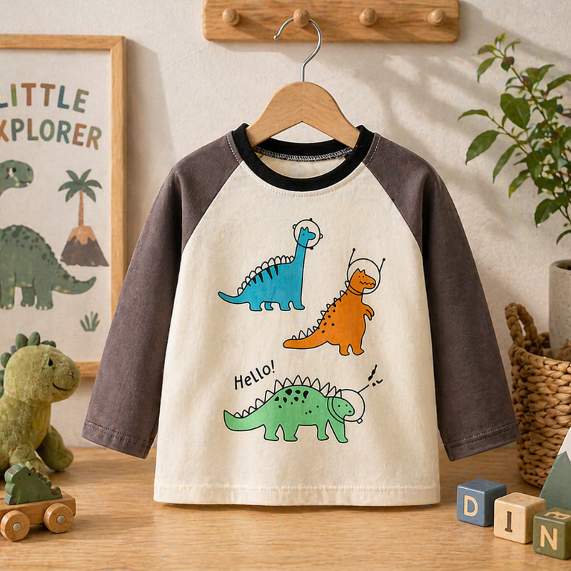 Kids Dinosaur Sweatshirt – Confort et style – Pull pour enfant Dino