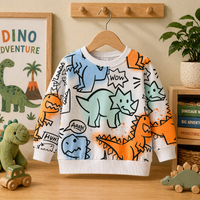 Thumbnail for Kids Dinosaur Sweatshirt – Confort et style – Pull pour enfant Dino