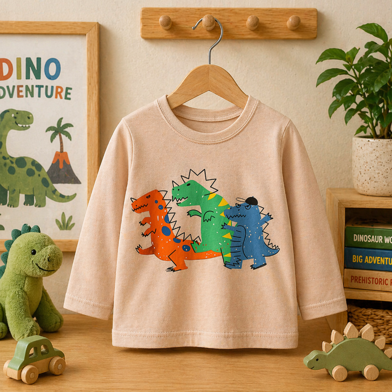 Kids Dinosaur Sweatshirt – Confort et style – Pull pour enfant Dino