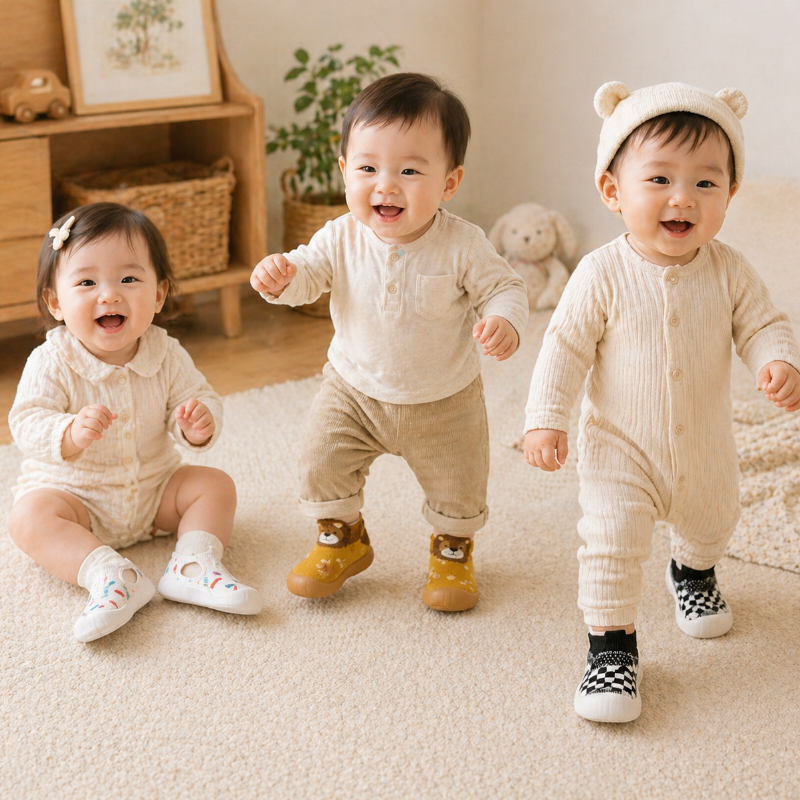 Baby Anti-Slip Shoes – Sécurité et confort – Chaussures pour enfants