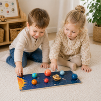Thumbnail for Wooden Solar System – Éducatif et ludique – Kit de jeu « Les planètes »