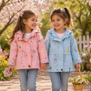 Girls Windbreaker Jacket – Légère et élégante – Veste pour enfant