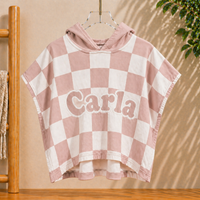 Thumbnail for Personalized Hooded Towel – Douce et unique – Cape de bain personnalisée pour enfant
