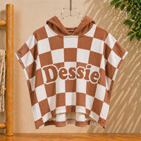 Thumbnail for Personalized Hooded Towel – Douce et unique – Cape de bain personnalisée pour enfant