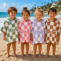 Thumbnail for Personalized Hooded Towel – Douce et unique – Cape de bain personnalisée pour enfant