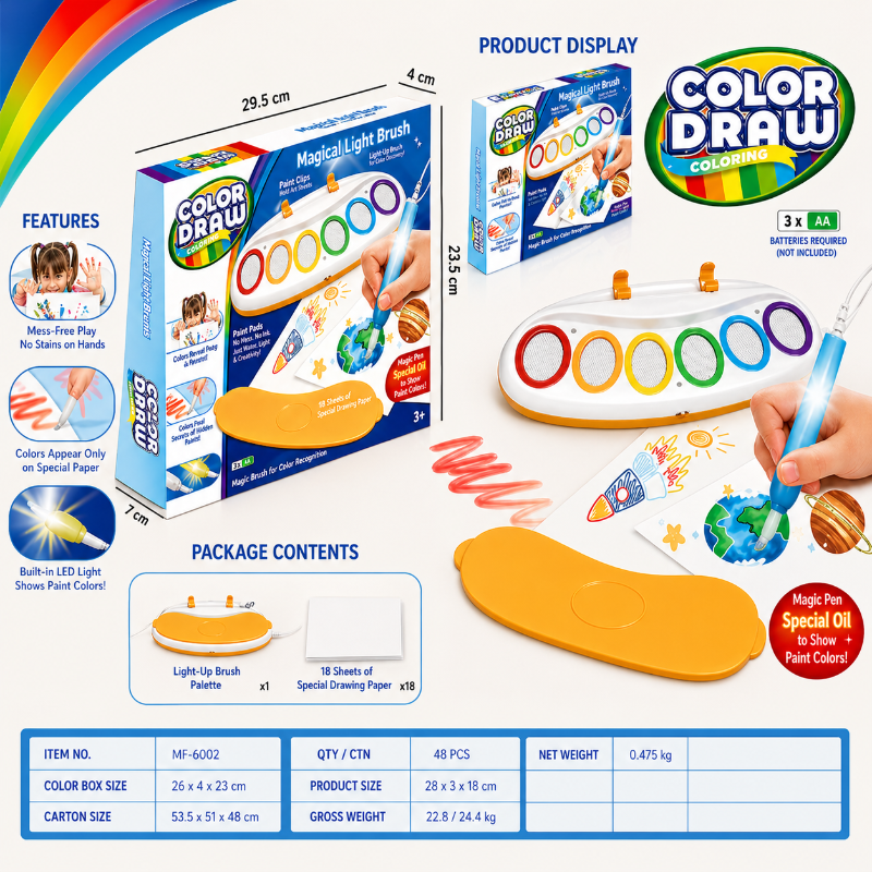 Color Draw – Créativité et propreté – Kit de dessin
