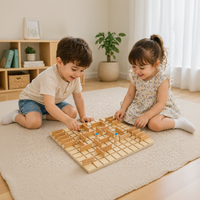 Thumbnail for Wooden Chess Puzzle Game – Stratégie et réflexion – Jeu de société