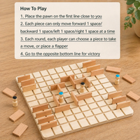 Thumbnail for Wooden Chess Puzzle Game – Stratégie et réflexion – Jeu de société
