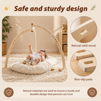 Thumbnail for Wooden Baby Rattle Toy – Éveil sensoriel et sécurité – Baby Gym