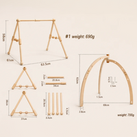 Thumbnail for Wooden Baby Rattle Toy – Éveil sensoriel et sécurité – Baby Gym