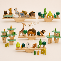 Thumbnail for Wooden Forest Blocks – Créativité et développement – Jeu de blocs empilables en bois