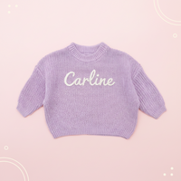 Thumbnail for Personalized Baby Sweater – Unique et plein d'amour – Pull pour bébé brodé et personnalisé