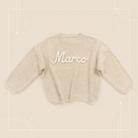 Thumbnail for Personalized Baby Sweater – Unique et plein d'amour – Pull pour bébé brodé et personnalisé