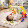 Step & Play – Interactif et sécurisé – Trotteur et baby gym 3 en 1