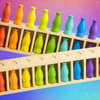 ColorCup – Coloré et amusant – Trier les couleurs Cônes en bois