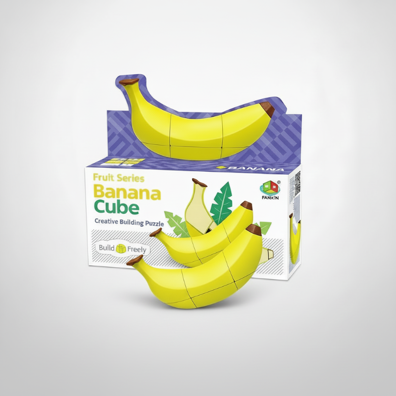 FruitCube – Coloré et stimulant – Puzzle Montessori sur les fruits