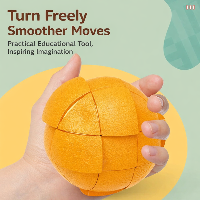 FruitCube – Coloré et stimulant – Puzzle Montessori sur les fruits