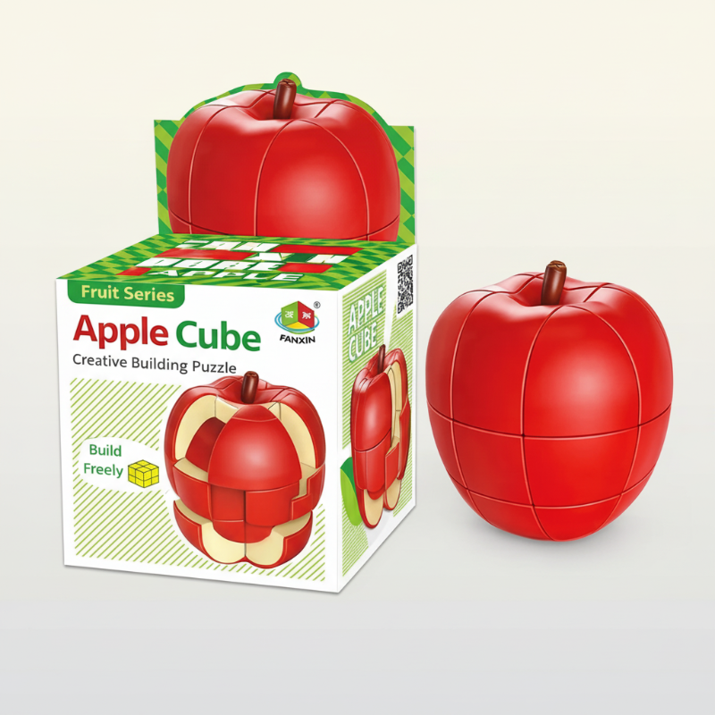 FruitCube – Coloré et stimulant – Puzzle Montessori sur les fruits