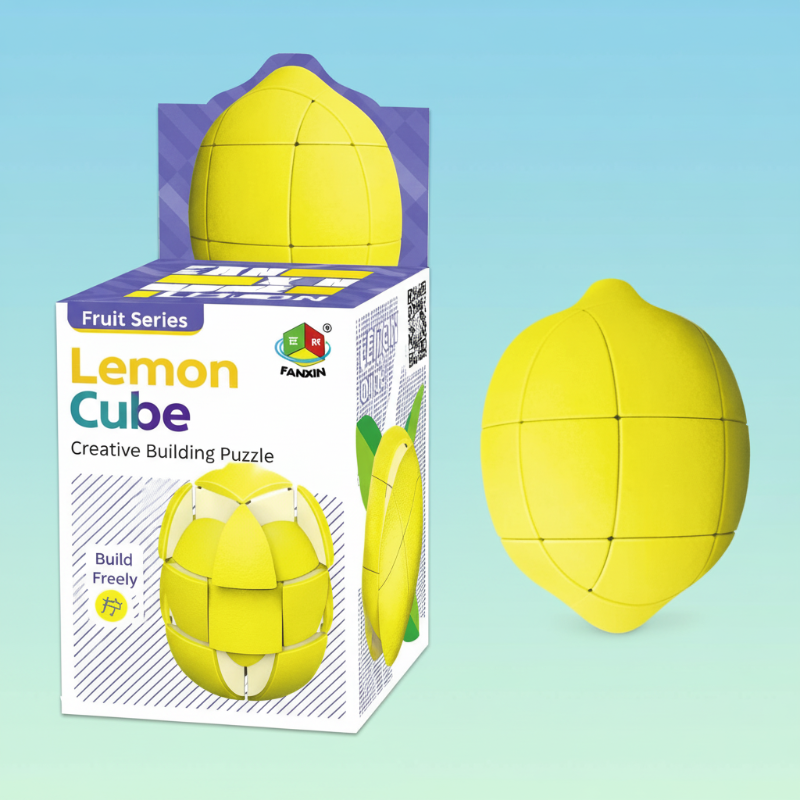 FruitCube – Coloré et stimulant – Puzzle Montessori sur les fruits